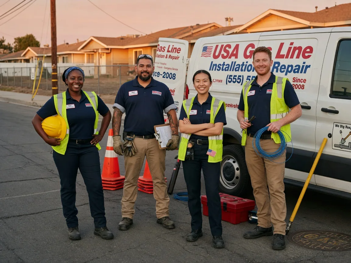 Gas Line Installation company in Leighton, AL
